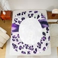 thumbnail image 5 of Feelyou Dreamy Bowknot Teen Twin Sheet Sets, Leopard Print Wildlife Bedding, 3-Piece, 5 of 7