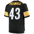 thumbnail image 3 of Men's Mitchell & Ness Troy Polamalu Black Pittsburgh Steelers Big & Tall 2005 Retired Player Replica Jersey, 3 of 3