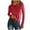 Watermelon Red, variant on Kaemgyyd Shirt for Women Long Sleeve Crew Neck Basic Tee Casual Loose Solid Color Tops Soft Trendy Fall Clothes