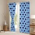 thumbnail image 3 of Homewish Kids Children Retro Polka Dots Curtains Pack of 2 (42x84 Each),Minimalist Circle Curtains Blackout,Mid Century Vintage Geometric Bedroom Curtains,Ultra Soft Home Decor, 3 of 6