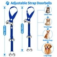 thumbnail image 4 of Sonnettes pour Chien Doggy Dog Training pour Chien Sonnettes pour Chien avec 6 Cloches Extra-Fortes Réglables pour la Formation de Chien Fournitures pour Chiots, 4 of 7
