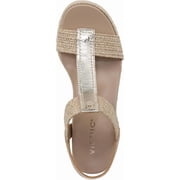 Vionic Women's Calera Ankle Straps Heeled Sandal Gold Metallic 12W
