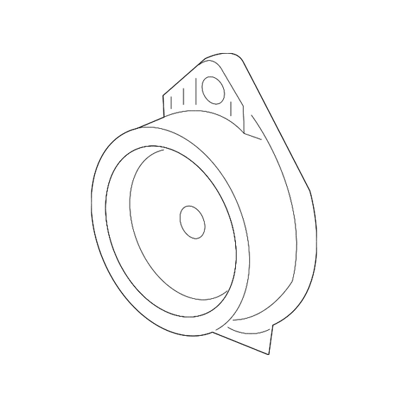Genuine OEM GM Part # 84187564 Rear Dr Speaker