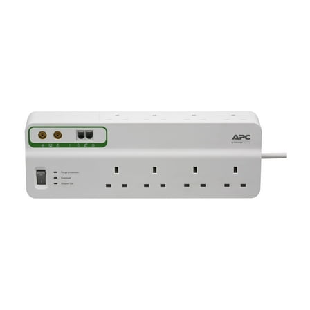 APC by Schneider Electric Performance SurgeArrest 8 outlets with Phone & Coax Protection 230V UK