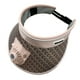 thumbnail image 3 of Sombrero con visera y ventilador de tres velocidades para pesca y acampada al aire libre rosa, 3 of 9