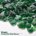 thumbnail image 2 of Sinkoo Versatile Frosted Sea Glass Block, 11oz Green Vase fillers, Aquarium Gravels, Seaglass Decor, Ideal for DIY Crafts, Home Decor, Perfect for Beach Weddings and More, 2 of 7