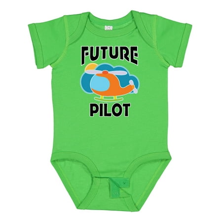 

Inktastic Future Pilot Helicopter Gift Baby Boy or Baby Girl Bodysuit