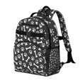 thumbnail image 2 of Paw Prints and Bones Backpack for School,Cute School Bag,Schoolbag with Adjustable Shoulder Straps & Padded Back,15.25"x11.5"x5.25", 2 of 6