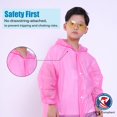 thumbnail image 3 of Manteau de Pluie pour Enfants, Lot de 2 Ponchos de Pluie pour Enfants - Imperméables Réutilisables pour Garçons et Filles, Équipement de Pluie Extérieur, 3 of 7