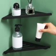 thumbnail image 1 of Dianhelloya 1/2Pcs Bathroom Corner Shelves Rust-Proof Easy Installation 304 Stainless Steel Shower Rack with Drainage Design, 1 of 8