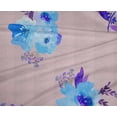 thumbnail image 4 of oneOone Polyester Lycra Fabric Chevron|Watercolor Leaves & Peony Floral Print Fabric By The Yard 56 Inch Wide, 4 of 4
