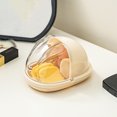 thumbnail image 4 of Wzzjkit Dusts Proof Flip Cover Powder Puff Storage Box Portable Cover Makeup Tool Box Thick Material Desktop Dressing Table Storage, 4 of 6