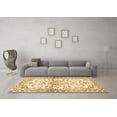 thumbnail image 3 of Ahgly Company Indoor Square Persian Brown Traditional Area Rugs, 3' Square, 3 of 4