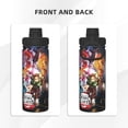 thumbnail image 3 of Anime Demon Slayer 18oz Sports Insulated Water Bottles Kettle Stainless Steel Portable Cup For School Travel Gym Running Outdoor, 3 of 8