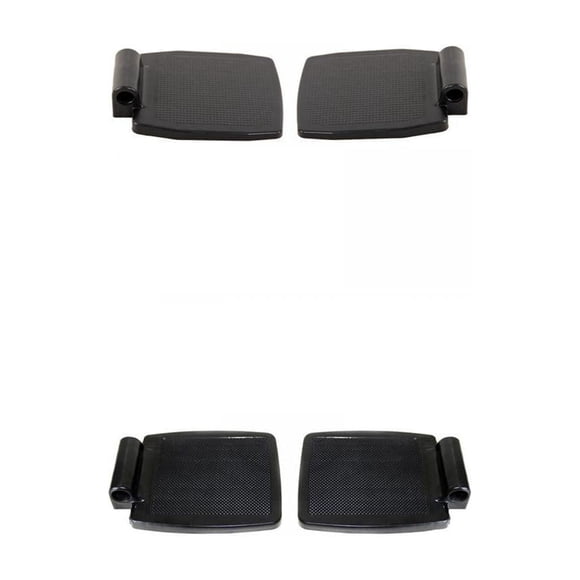 Reposapiés Universal para Silla de Ruedas, 2 Uds., Piezas de Pedal de Plástico de 1,9 Cm + 2,