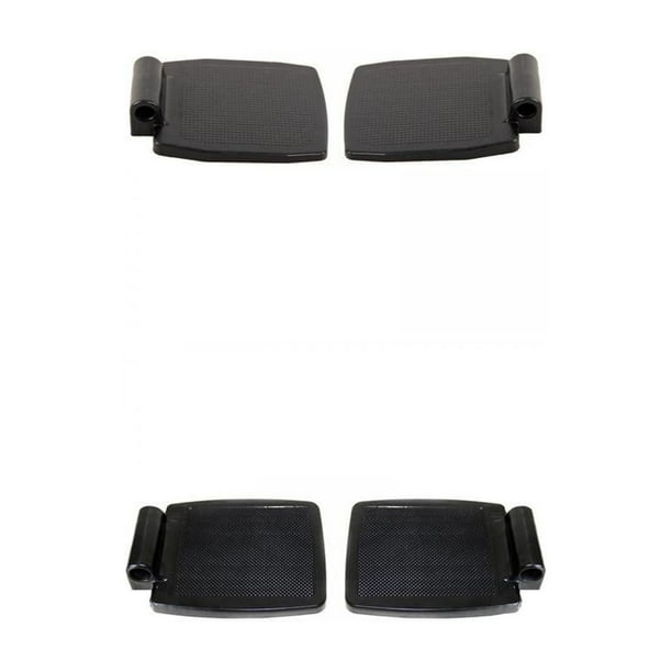 Reposapiés para silla de ruedas, 2 uds., equipo de piezas de Pedal para sillas de ruedas Manual