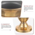 thumbnail image 3 of Golden Metal Flower Pot for Storage Trophy Cup Planter Vintage Style, 3 of 5