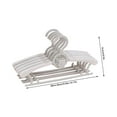 thumbnail image 2 of 10 Pack Infant Clothes Hangers Adjustable Non Slip Baby Hangers for Nursery or Toddler Closet Space Saving Plastic Hangers for Children’s Pants and Shirts with Buckles Trending Picks Under Budget, 2 of 5