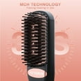 thumbnail image 6 of Hair Straightener Brush, FETERVIC Steam Hair Straightening Comb for All Hair Types , 13 Temp Settings & 30s Fast Heating & 60-Minute Auto Shut-Off - Gifts for Women, 6 of 8