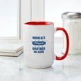 thumbnail image 4 of CafePress - World's Okayest Brother In Law Mugs - 15 oz Ceramic Large White Novelty Mug, 4 of 4