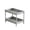 Gray, variant on 2 Tier Storage Organizer Plastic Shelving Unit, Ventilated Small Shelves, Multi-Purpose Kitchen Rack Countertop Snack Rack Storage Shelving for Bathroom Window Household Supplies, Gray by XSAOP