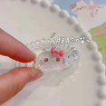 thumbnail image 1 of Cartoon Transparent Star Eye Sanrio Telephone Line Hair Ring kt Cat Cute Sweet Girl Heart Cartoon Headwear Hair Ring, 1 of 5