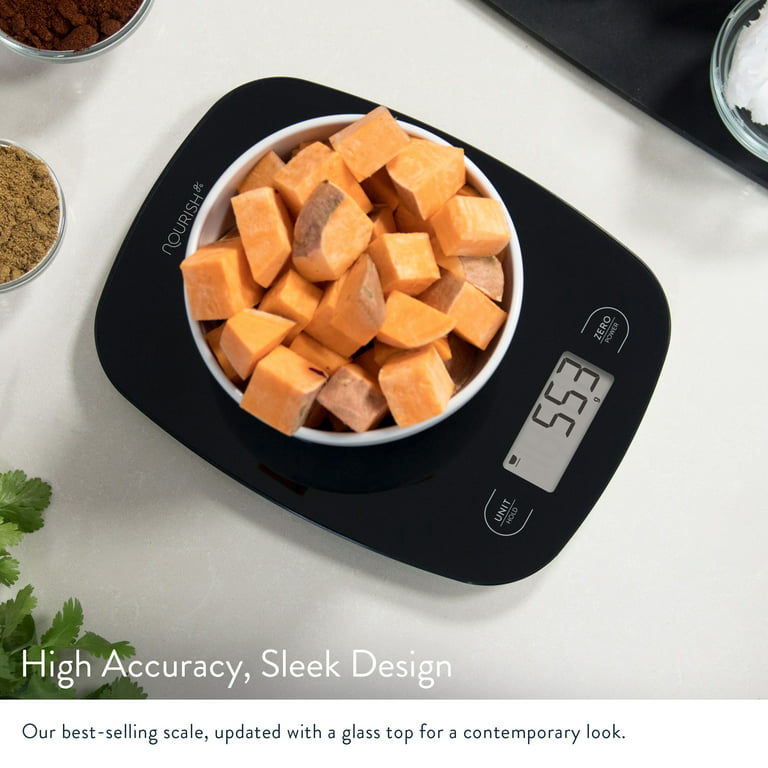 Greater Goods Gray Food Scale - Digital Display Shows Weight in  Grams, Ounces, Milliliters, and Pounds, Perfect for Meal Prep, Cooking,  and Baking
