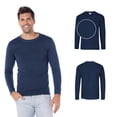 thumbnail image 3 of Playera Peso Completo Cuello Redondo Manga Larga Caballero Marino Talla Extra Grande C0304, 3 of 3
