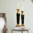 thumbnail image 6 of A&B Home Modern Chic Candle Holder-Color:Gloss Black,Size:Tall, 6 of 6