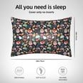 thumbnail image 4 of KLL Autumn Forest Pattern Silk Pillowcase for Hair and Skin Standard Size 20"X 30" Soft Breathable Pillow Covers for Sleeping, 4 of 6