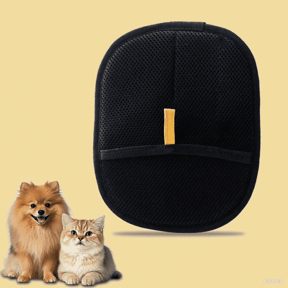 L&W BROS. Pet Hair Removal Gloves Brush, Reusable Cat Dog Electrostatic Hair Remover Grooming Glove Tool(1pc)