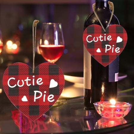 

WMYBD Valentines Day Gifts Wooden Valentine s Day Pendants Ornament Gift Box Red Wine Bottle Tree Hanging Ornaments Decorations Gift 7cm/2.8inch Valentines Day Decor