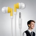 thumbnail image 5 of Fmnung Wired 3.5mm In-Ear Headphones, Noise Cancelling Earbuds with Colorful Design, Lightweight Earphones for Mobile, Tablet, Laptop, and Gaming, Ergonomic Fit Comfortable, 5 of 6