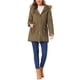 thumbnail image 2 of Chaqueta de invierno parka de mujer INSPIRE CHIC, cálida, a prueba de viento, abrigo largo con capucha de piel sintética 2XL Caqui, 2 of 6