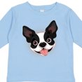 thumbnail image 4 of Inktastic Boston Terrier Dog Gift Boys or Girls Long Sleeve Toddler T-Shirt, 4 of 5