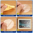 thumbnail image 4 of 30Pcs Double-Sided Adhesive Circle Tape, 2.36"x2.36" Acrylic Sticker, Clear, 4 of 6