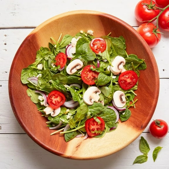 Medium Mahogany Salad Bowl