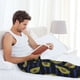 thumbnail image 5 of Balery Avocado Pantalones de pijama para hombre, pijama ultraligero, pantalón de descanso-X-Large, 5 of 6