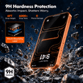 thumbnail image 6 of Charlore 2 Pack Privacy Screen Protector for iPhone 17 Pro Max, 9H Tempered Glass, 28° Anti-Spy, Easy Installation Frame, Case-Friendly Design, 6 of 11