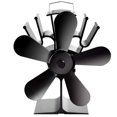 thumbnail image 2 of Ventiladores De Chimenea De 5 Ventilador De Estufa Accionado Por Calor Para Quemadores De Leña, Silencioso Y Ecológico Con Termómetr Soledad Ventilador de estufa alimentado por calor, 2 of 10