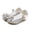 X-316Silver, variant on YMNXA Kids Children Girls Sandals Soft Sole Non Closed Toe High Heel Sequins Bow Design Fashion Comfortable Shoes For Wedding Birthday Party,Black,4.5-5 Years