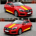 thumbnail image 4 of 3pcs Etiqueta engomada de la raya del capó del coche Auto Racing Body Stripe lateral Calcomanía Carevas Sticker de carro, 4 of 5