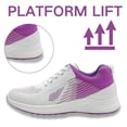thumbnail image 4 of BERANMEY Women's Comfort Sneakers Lightweight Breathable Mesh Walking Shoes with Air Cushion for Casual Wear, 4 of 8