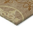 thumbnail image 4 of Addison Rugs Chantille Indoor/Outdoor Transitional Scrolls Terracotta Washable Round Rug, 8' x 8', 4 of 6