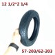 thumbnail image 2 of 12 1/2x2 1/4 (57-203) Se adapta a muchos scooters eléctricos de gas Neumático de 12 pulgadas para St1201 St1202 E-bike 1, 2 of 5