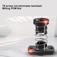 thumbnail image 4 of Resorte Antiretroceso Tuerca De Tornillo De Plomo Para Piezas De Impresora 3D 2 Uds T8 Tuerca Guardurnaity HA037299-00, 4 of 6