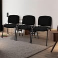 thumbnail image 4 of Pemberly Row Ensemble de 5 Chaises de Conférence Réception d'Invités de Bureau Noir, 4 of 8
