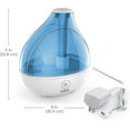 thumbnail image 5 of Mistaire Ultrasonic Cool Mist Humidifier - Premium Unit Lasts Up To 25 Hours With Whisper-quiet Operation, Automatic Shut-off, Night Light Function, A, 5 of 5
