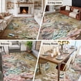 thumbnail image 5 of Brown Turtle Coastal Area Rugs 6'x9', Small Throw Rugs for Kitchen Dining room, Vintage Nautical Summer Beach Coral Octopus Indoor Outdoor Rug Non-Slip Low Pile Carpet Runner Reversible Floor Mats, 5 of 8