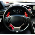 thumbnail image 5 of Gloss Red Finish Larger Paddle Shifter Extensions For Lexus IS250 IS300 IS350 RC300 RC350 NX200t NX300 CT200h, etc, 5 of 9